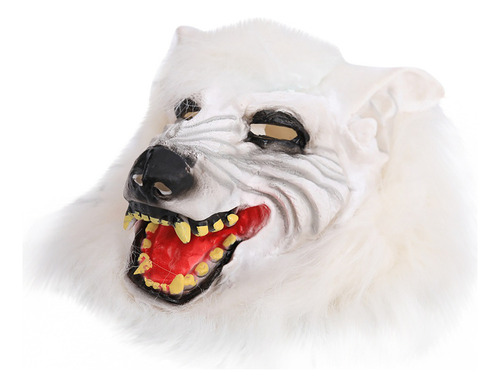 Máscara De Cabeza De Lobo Y Disfraz De Halloween, Guantes Pa