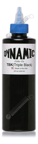 Dynamic Triple Black 8oz Pigmento Para Tatuaje, Original