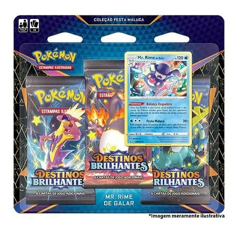 Pokemon Blister Triplo Ee4.5 Destinos Brilhantes