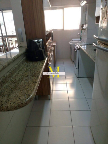 Imagem 10 de 15 de Apartamento Para Venda Com 3 Quartos, 92m², Em Santo André - 639