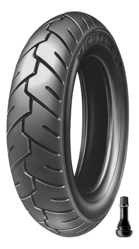 Pneu Aro 10 Michelin 100/90-10 56j S1 Tl/tt + Válvula Fva