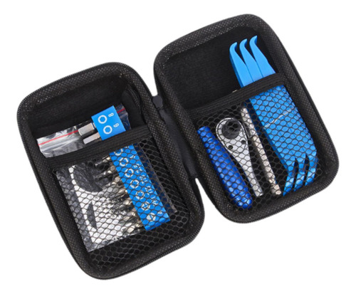 Llave De Trinquete De Bicicleta Con 10 Bits Con Estuche De