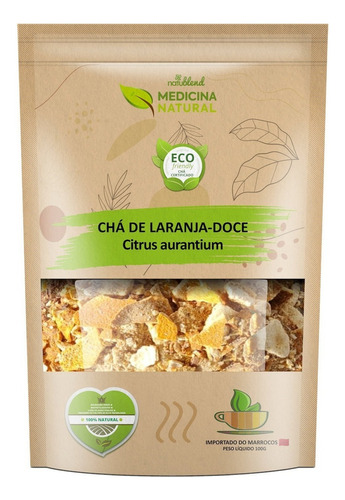 Chá De Laranja Doce Importado - Citrus Aurantium dulcis - 100g