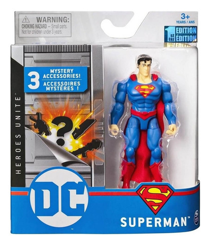 Superman 4p Dc Figuras - Sunny 002189