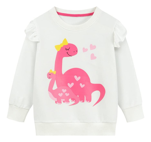 Little Hand Sudaderas Con Capucha De Dinosaurio Para Niñas.