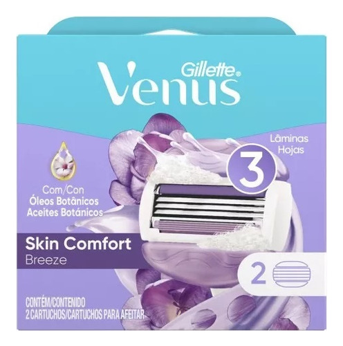 Gillette Venus Skin Comfort Breeze x 2 repuestos