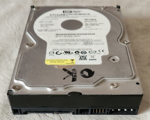 Disco Rígido Western Digital Caviar 120gb Sata Il (wd1200js) (Usado)