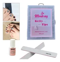 Comprar Uñas Postizas Para Pies Pedicure Uñas Tips Sistema