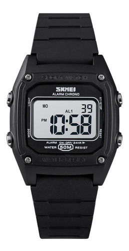 Skmei 1614 Reloj Mujer Niños Unisex Digital Negro  