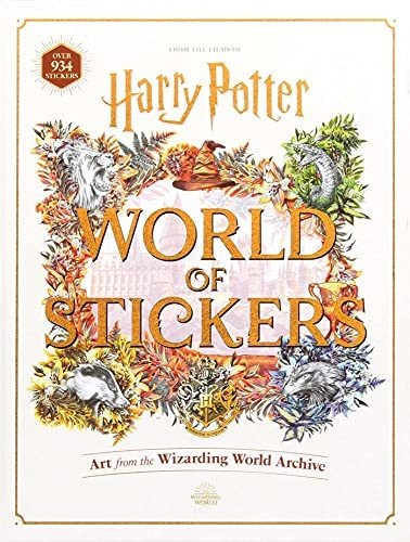 Book : Harry Potter World Of Stickers Art From The Wizardin