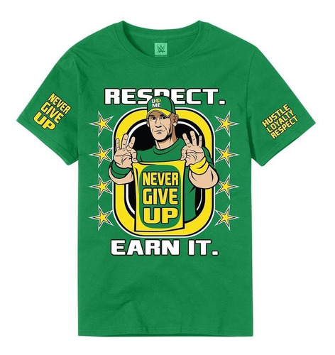 Polera John Cena Wwe Original Earn