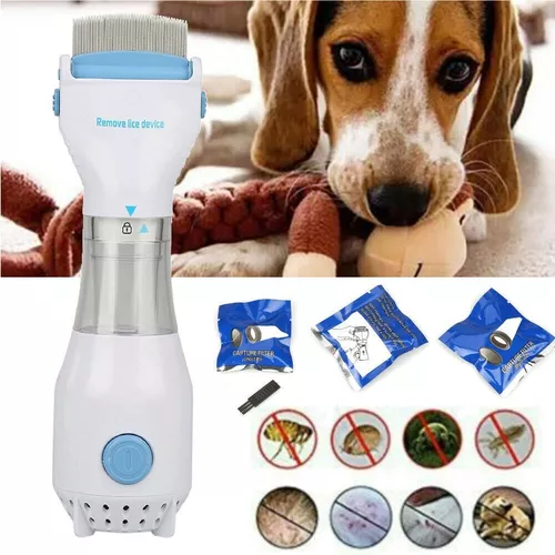 Peine eléctrico para eliminar piojos, limpiador eléctrico de piojos, peine  para liendres, tratamiento para animales como perros y gatos : :  Productos para mascotas