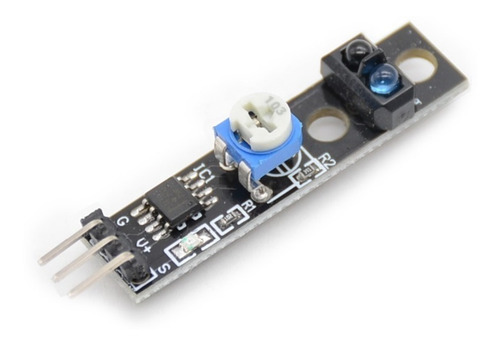 Imagen 2 de 10 de Modulo Infrarrojo Sensor Tcrt5000 Seguidor Linea Ky-033 Hobb