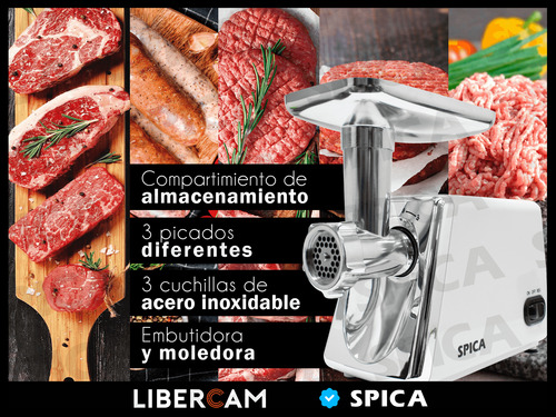 Picadora De Carne Electrica Moledora Spica S-50 Embutidora