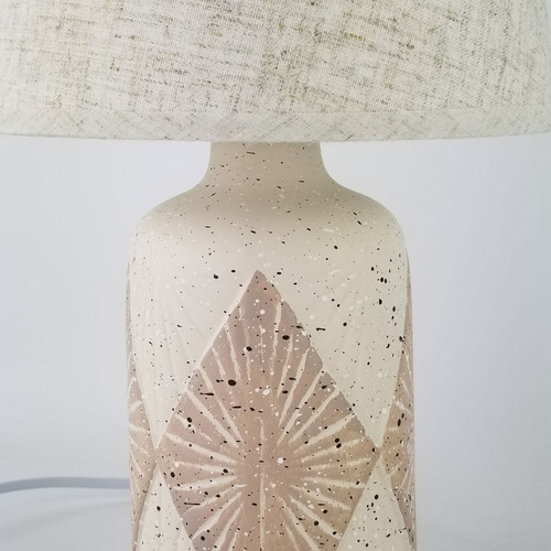 Kit 2 Abajures / Luminárias de Quarto Areia e Cúpula Palha