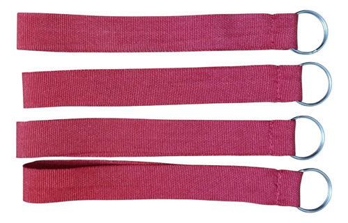 Cintas Llavero Colgante Con Argolla 30cm X50 Varios Colores Rojo