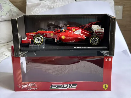 1/18 Hotwheels Ferrari F12012 Alonso Ñ Senna F1 Miniatura