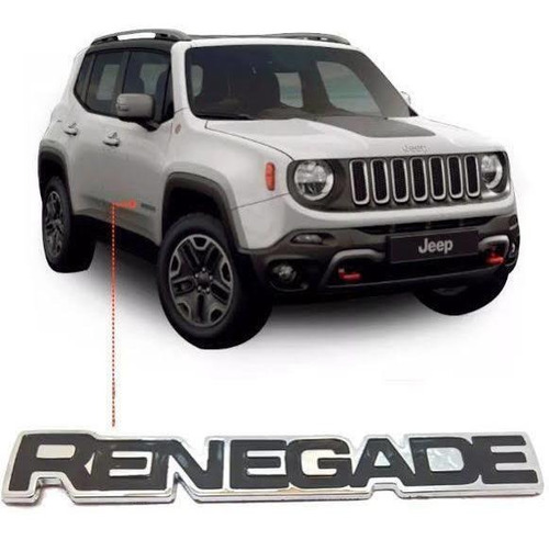 Emblema Insignia Renegade Para Jeep