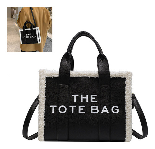 Bolso De Hombro Para Mujer The Tote Bag, Bolso De Piel Sinté