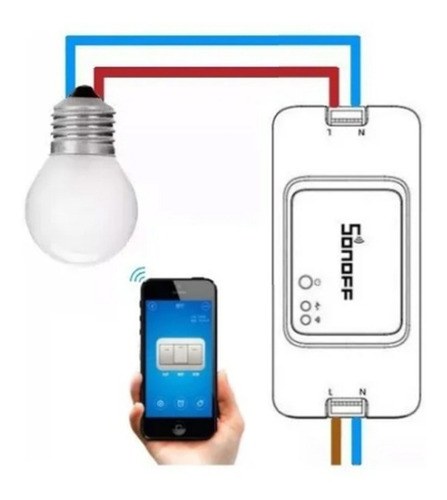 Interruptor Wifi Sonoff Basic Rf R3 Acepta Controles Remotos
