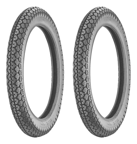 Par Pneu 2.75-17 + 2.75-17 Kenda K265 Moto Dian/tras