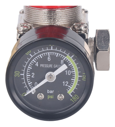 Kit Regulador De Compressor De Ar Gauge Válvula De 4 Vias 0