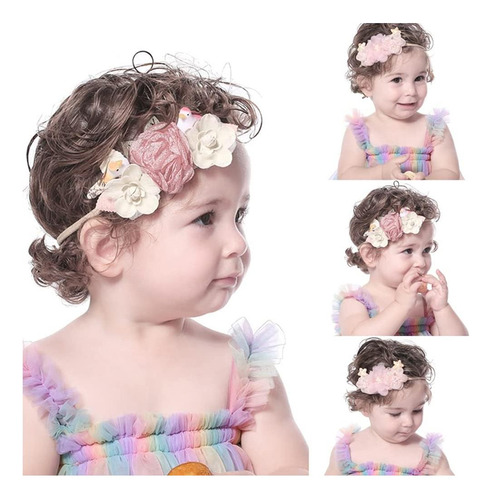 Wiwpar Flower Crown Headband Flower Flower Con Pájaros Cabez