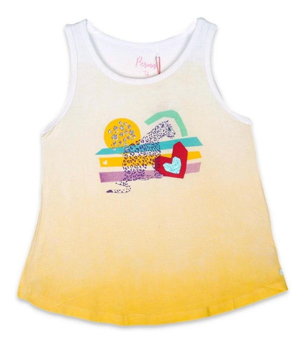 Polera Efecto Teñido Amarillo Pillin Polera Efecto Teñido Amarillo Pillin