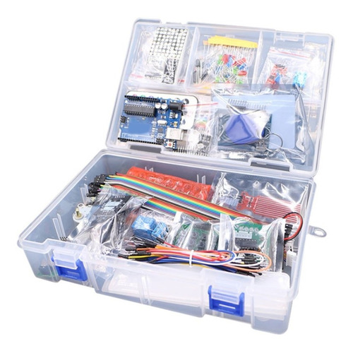 Imagen 2 de 8 de Starter Kit Uno R3 Premium Pro Compatible Arduino
