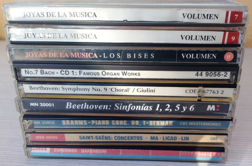 Lote 6 Cd Musica Clasica + 5 De Regalo (Usado)