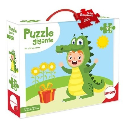 Puzzle Gigante Animales Con Disfraces 9 Piezas 3040 Antex