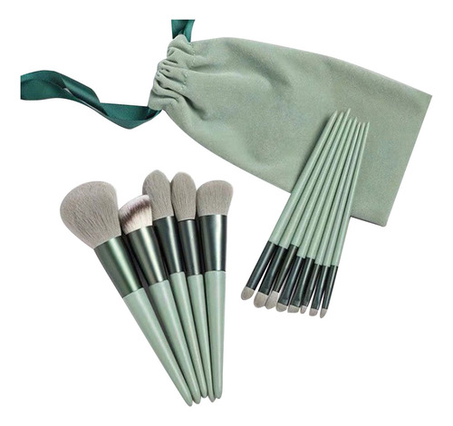 P Juego De Brochas De Maquillaje De 13 Piezas Con Bolsa Deab