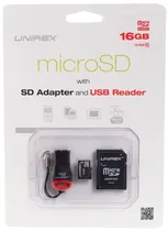 Comprar Unirex Msu 165 16gb Micro Sd Card With Usb Reader And Sd