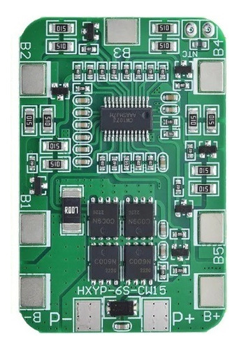 Protector Bms 6s 24v 20a Para 6 Baterías De Litio 18650