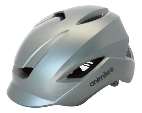 Casco Bicicleta Visera Con Ventilaciones Luz Trasera Seguro