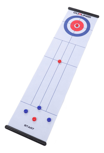 Set De Juego De Mesa Curling, Tapete Grande Interactivo De M