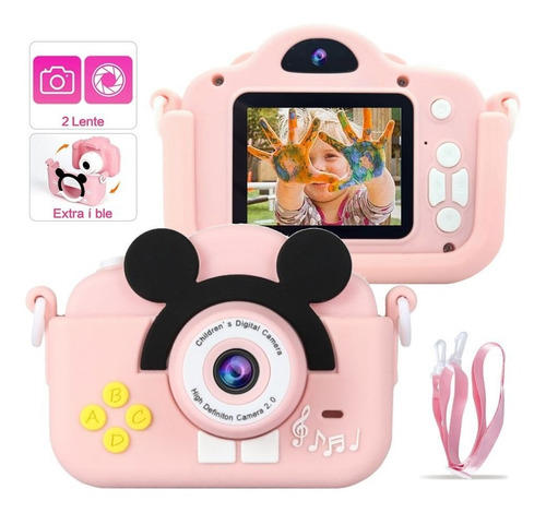 Cámara Digital Para Niños 1080p Modo Selfie Dual Lente Et020