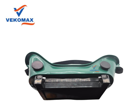 Antiparra Soldar Visor Rectangular Rebatible Profesional Negro