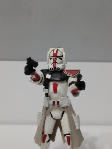 Raro Star Wars Revenge The Sith Clone Commander Red Hasbro . (Usado)