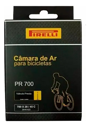 Par Câmara Ar De Bicicleta Pirelli 700x28/45c Presta 48mm