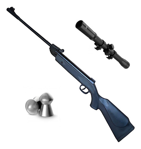 Rifle Aire Comprimido Fox Resorte Junior + Mira 4x20