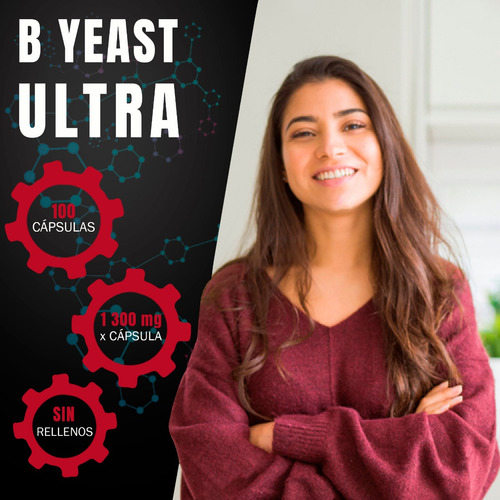 B Yeast Ultra | Complejo B Con Selenio | B1 B2 B3 B5 B6 B12
