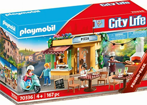 Playmobil - Pizzeria - Set 70336 Color Amarillo