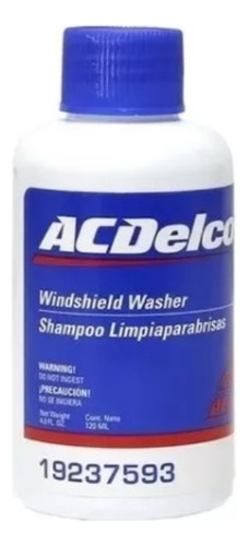 Shampoo Limpiaparabrisas 120 Ml Acdelco