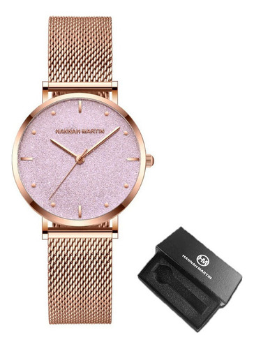 Relojes De Moda Analógicos Con Cinturón De Malla Hannah Mart