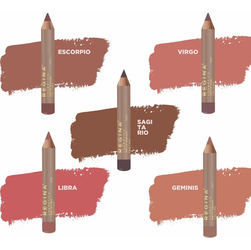 Imagen 2 de 4 de Set Lápiz Labial Mate X2 Regina