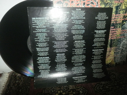 Lp/gorefest - False (com Encarte)