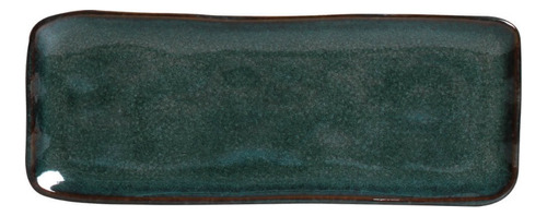 Conjunto Com 4 Travessas Retangular Pequena Orgânico Oceano 22x9,5cm Porto Brasil