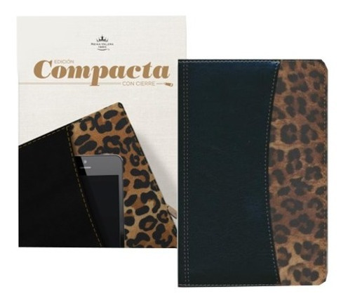 Biblia Reina Valera 1960 Compacta Simi Piel /leopardo 