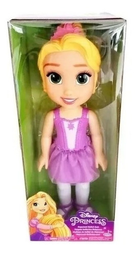 Muñeca Disney Princesas Ariel Rapunzel Ballet Doll 38 Cms Or